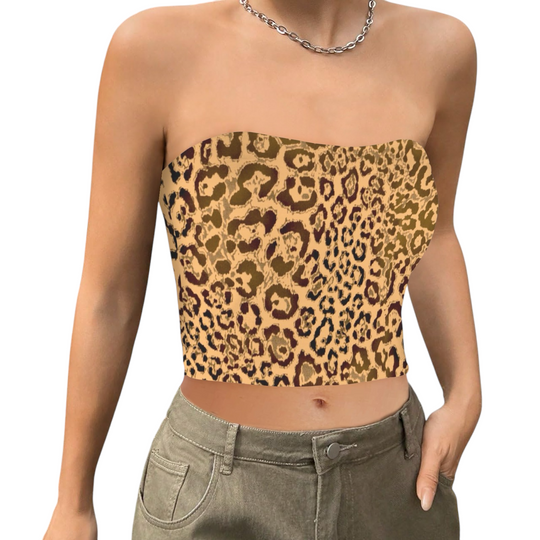 LEOPARD TUBE TOP